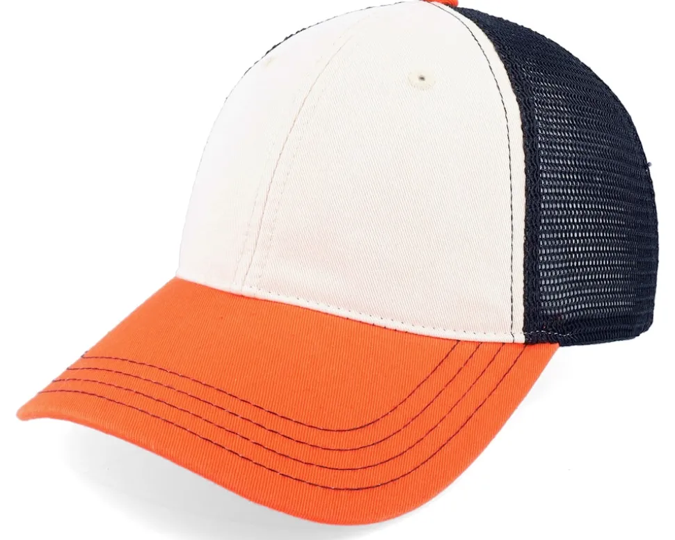 111 Tri Stone/Black/Orange Trucker - Richardson
