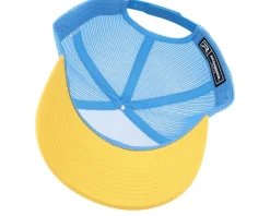 112 Tri White/Columbia Blue/Yellow Trucker - Richardson