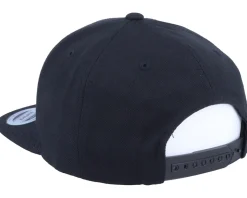 A Letter 3D Black Snapback - Iconic