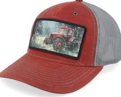 Abandoned Tractor Burnt Red/Charcoal A-Frame Trucker - Iconic