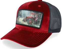Abandoned Tractor Velvet Black A-Frame Trucker - Calza Pennello