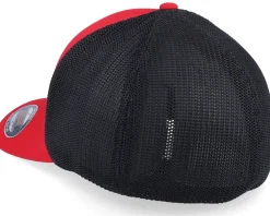 Absolute Hat Flame Red/Black Mesh Flexfit - Fox