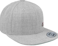 Ace Hearts Spades Clubs Heather Grey Snapback