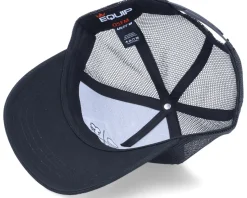 Ace Hearts Spades Clubs X Patch Black Trucker - Iconic