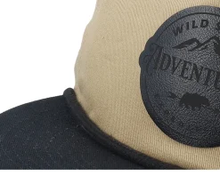 Adventures Expeditions Black Patch Khaki/Black Rope Snapback - Wild Spirit