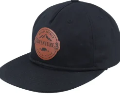 Adventures Expeditions Black Patch Khaki/Black Rope Snapback - Wild Spirit