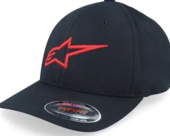 Ageless Curve Black/Red Flexfit - Alpinestars