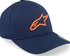 Ageless Curve Navy/Orange Flexfit - Alpinestars