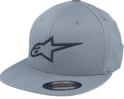 Ageless Flat Hat Charcoal/Black Fitted - Alpinestars