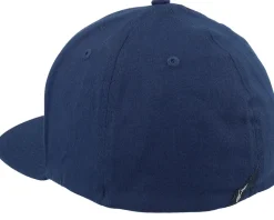 Ageless Flat Hat Navy/Gold Fitted - Alpinestars