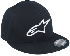 Ageless Flatbill 1 Black/White Fitted - Alpinestars
