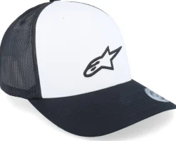 Ageless Outline Hat White/Black Trucker - Alpinestars