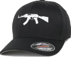 AK47 Black Flexfit - GUNS n SKULLS