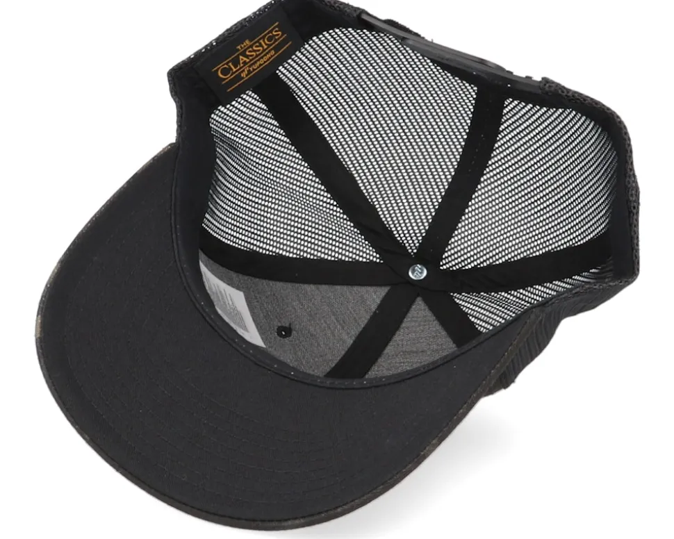 AK5C Black Camo Trucker - GUNS n SKULLS