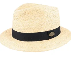 Aksa Organic Raffia Beige Straw Hat - MJM Hats