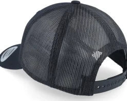 Albanian Eagle Shield Patch Black Trucker - Iconic