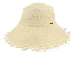 Alice Packable Bucket Hat Natural/Natural Straw Hat - Brixton