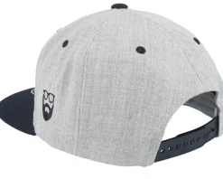 All Star Beards Grey/Black Snapback - Bearded Man