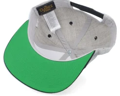 All Star Beards Grey/Black Snapback - Bearded Man