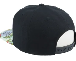 Aloha Summer Black/Floral Mint Snapback - Iconic