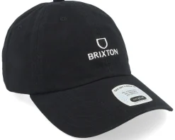 Alpha Black/White Rinse Dad Cap - Brixton