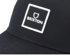 Alpha Block MP Mesh Black Trucker - Brixton
