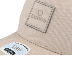 Alpha Block X C Mesh Cap Oatmeal/Oatmeal Trucker - Brixton