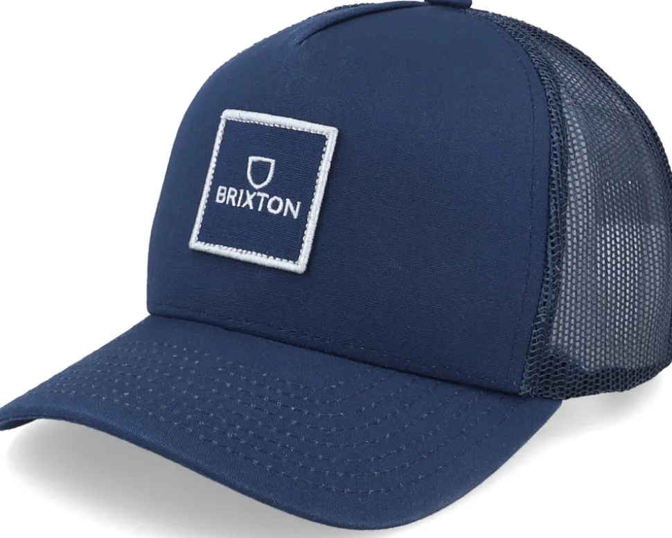 Alpha Block X C Mesh Cap Oatmeal/Oatmeal Trucker - Brixton