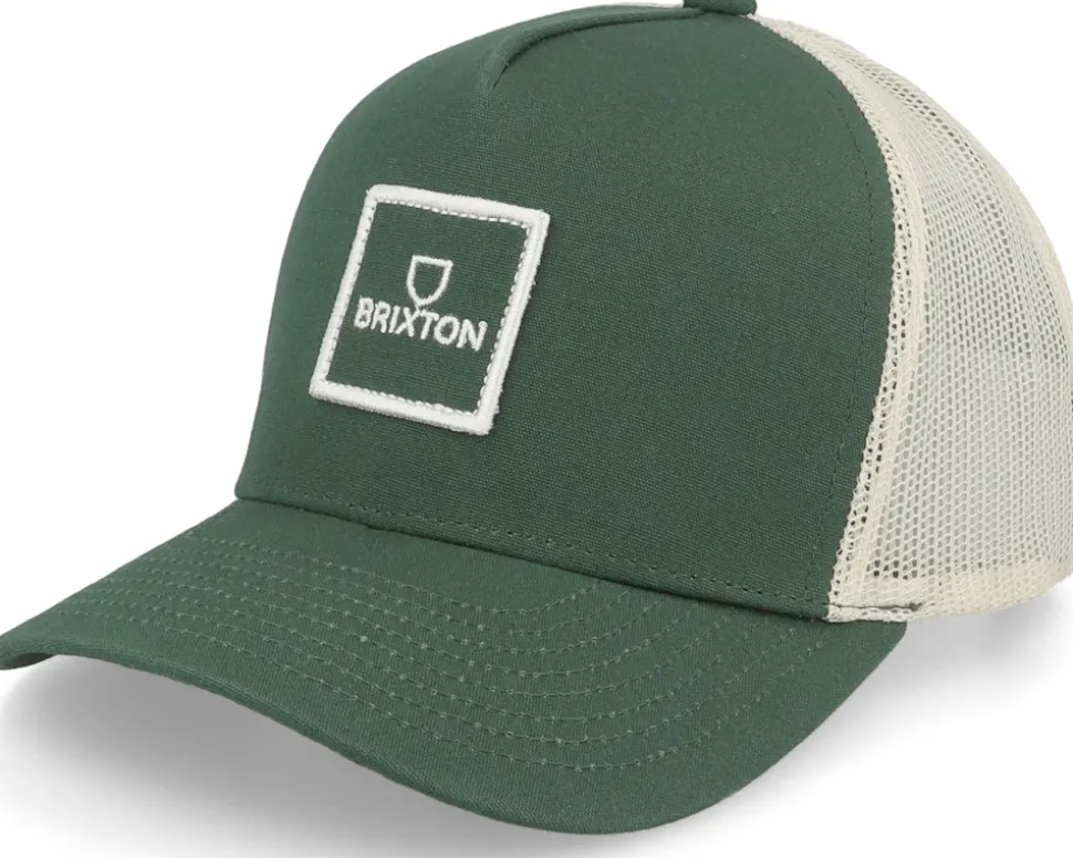 Alpha Block X C Mesh Cap Oatmeal/Oatmeal Trucker - Brixton