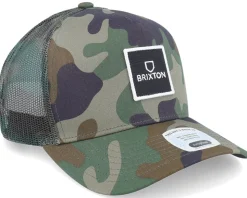 Alpha Block X C Mp Mesh Cap Camo A-Frame Trucker - Brixton