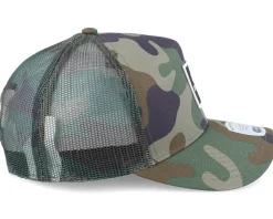 Alpha Block X C Mp Mesh Cap Camo A-Frame Trucker - Brixton