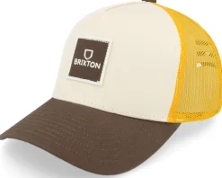 Alpha Block X C Mp Mesh Dark Forest/Off White Trucker - Brixton