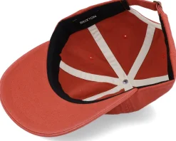 Alpha Cap Marsala Red Vintage Wash Dad Cap - Brixton