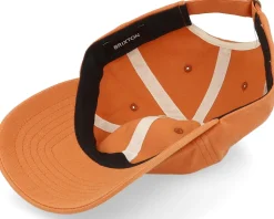 Alpha Cap Paradise Orange Vintage Wash Dad Cap - Brixton