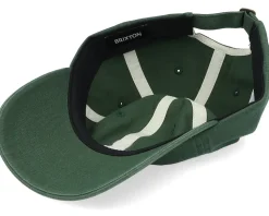 Alpha Cap Trekking Green Vintage Wash Dad Cap - Brixton