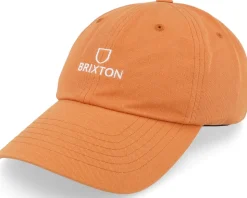 Alpha Cap Washed Navy Vintage Wash Dad Cap - Brixton