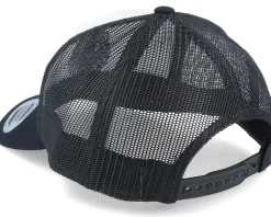 Alpha Lion Retro Black/White/Black Trucker - Iconic