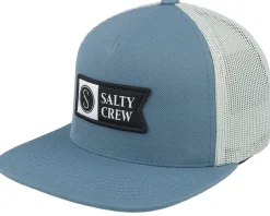 Alpha Twill Slate Trucker - Salty Crew