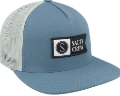 Alpha Twill Slate Trucker - Salty Crew