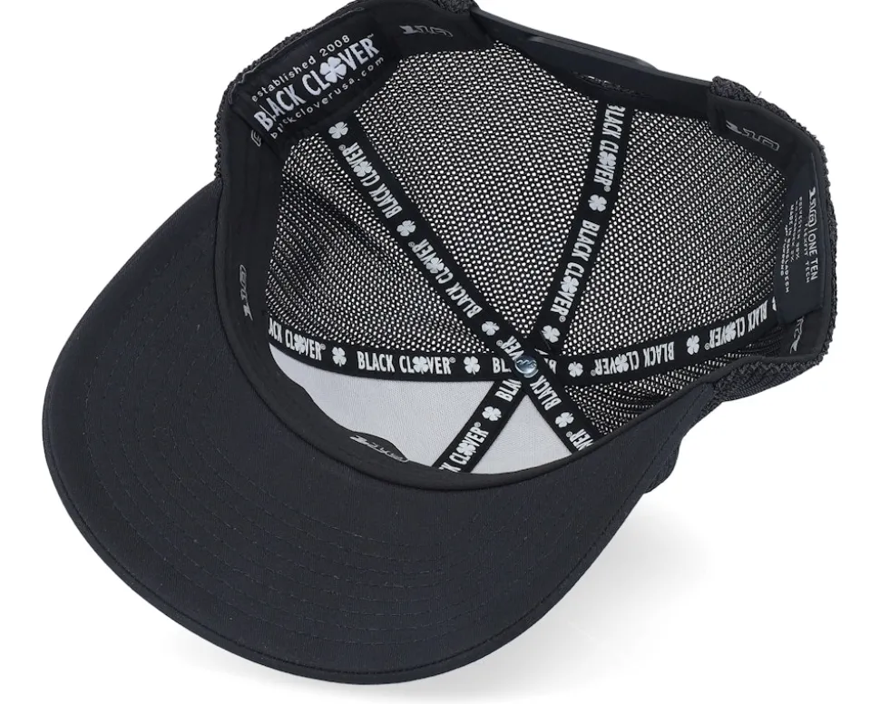 Alternate Black W Black Mesh W Patch Trucker - Black Clover