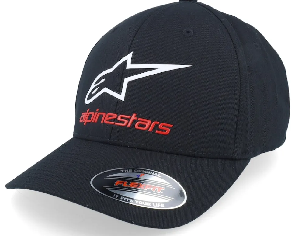 Always 2.0 Hat Black/White/Red Flexfit - Alpinestars