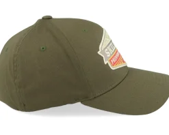 Amberwood Logo Olive Wooly Combed Flexfit - Skillfish