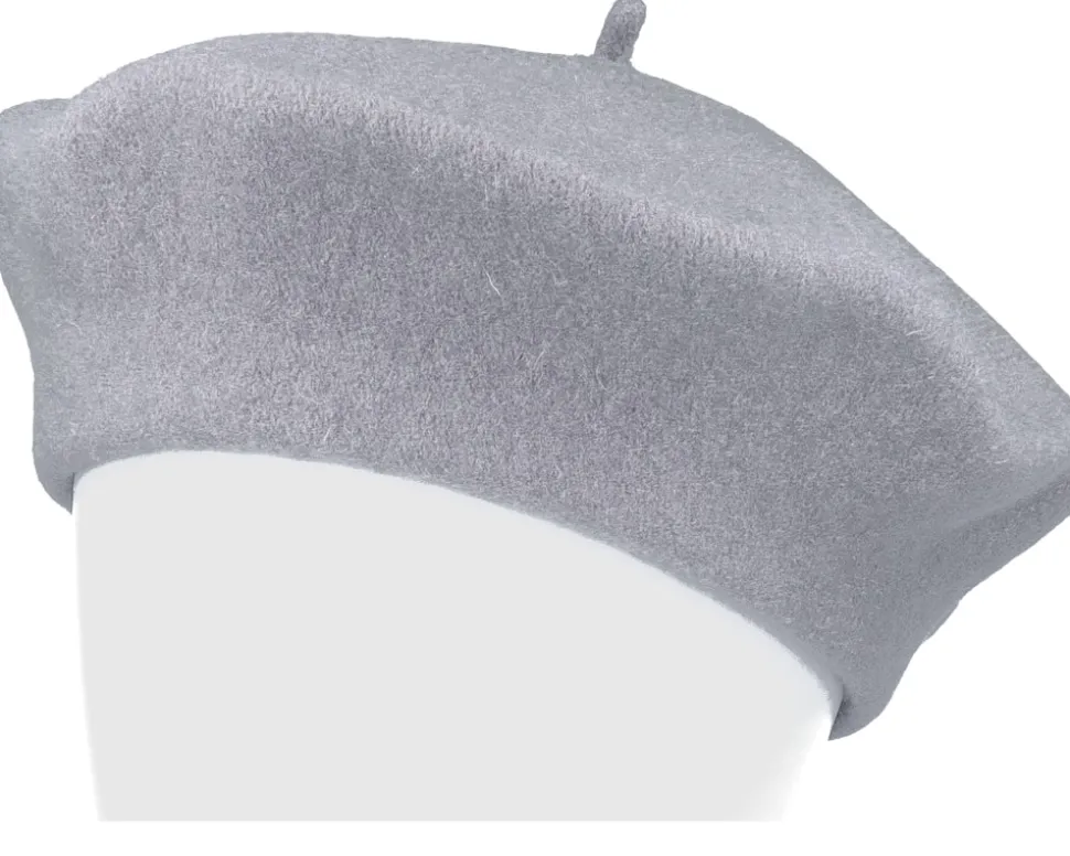 Amelie Wool Dark Grey Beret - CTH Ericson
