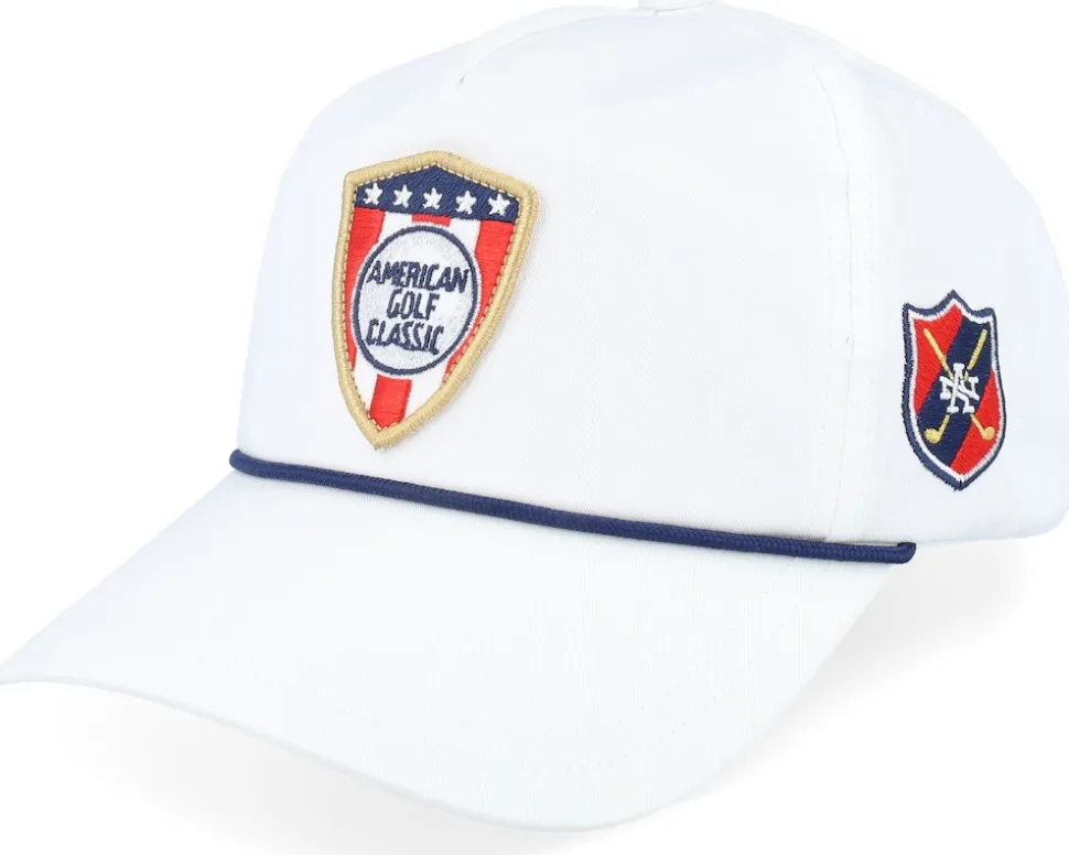 American Golf Classic Lightweight Rope 19Th Hole Golf White Adjustable - American Needle