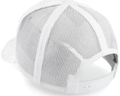 American Muscle Car In The Street Velvet White A-Frame Trucker - Calza Pennello