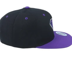 Amethyst Gem Black/Purple Snapback - Iconic
