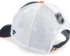 Anaheim Ducks Authentic Pro Draft Podium Black/White Trucker - Fanatics