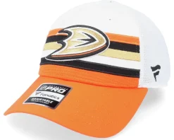 Anaheim Ducks Authentic Pro Draft White/Orange Trucker - Fanatics