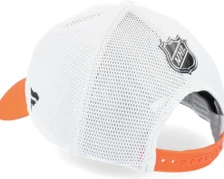 Anaheim Ducks Authentic Pro Draft White/Orange Trucker - Fanatics