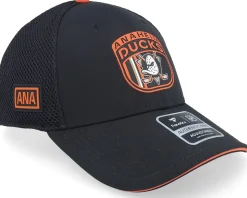 Anaheim Ducks Authentic Pro Draft Black/Dark Orange Trucker - Fanatics